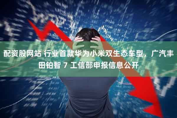配资股网站 行业首款华为小米双生态车型，广汽丰田铂智 7 工信部申报信息公开
